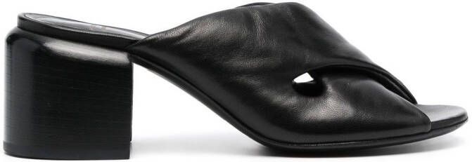 Officine Creative 65mm leather sandals Black