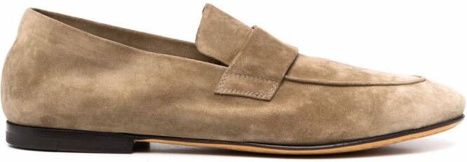 Officine Creative Airto suede loafers Neutrals