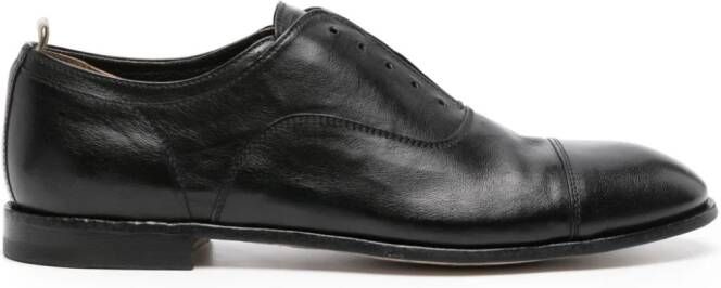 Officine Creative Anatomia leather derby shoes Black