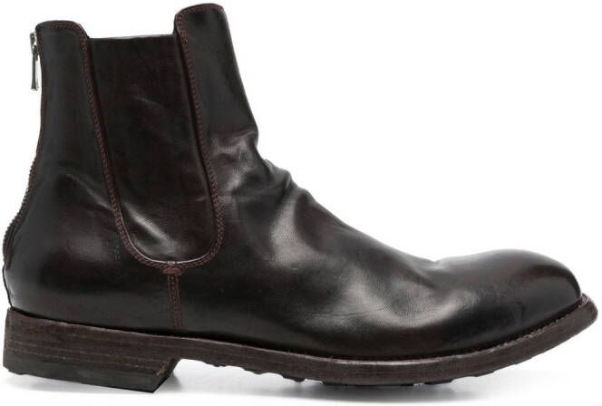 Officine Creative Arbus 021 leather boots Brown