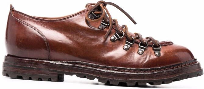 Officine Creative arctic leather derby shoes Brown
