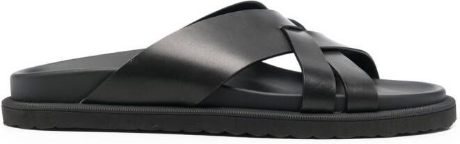 Officine Creative Charrat crossover sandals Black