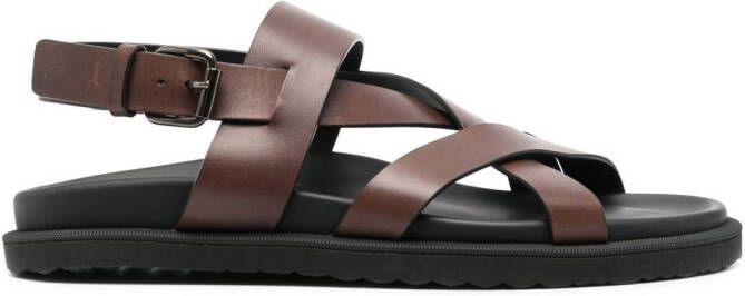 Officine Creative Charrat leather sandals Brown