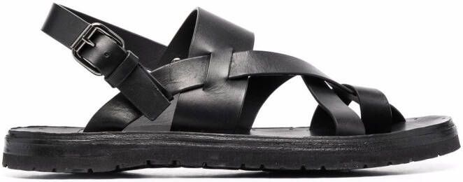 Officine Creative Chios caged sandals Black