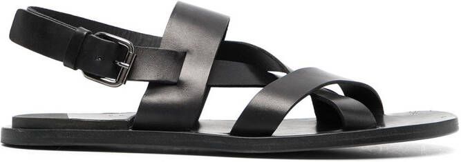 Officine Creative Chios strap sandal Black