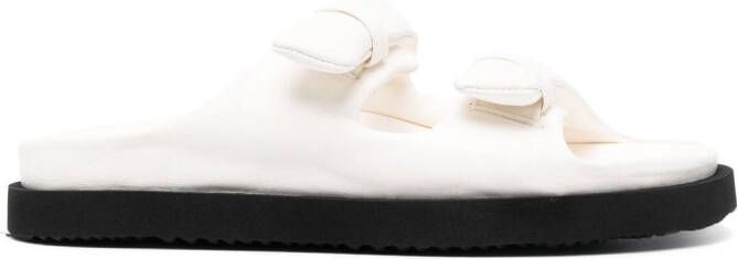 Officine Creative Chora leather slides White