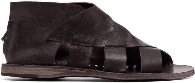 Officine Creative cutout-detail sandals Brown