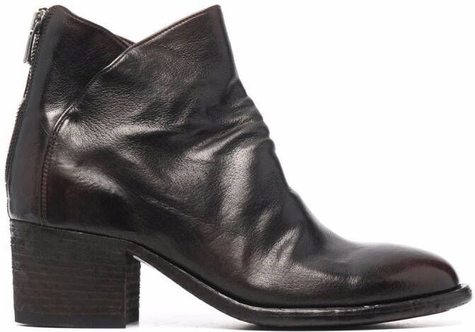 Officine Creative Denner 100 leather boots Brown