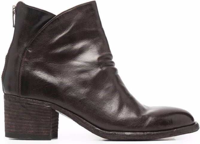 Officine Creative Denner 100 leather boots Brown