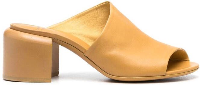 Officine Creative 60mm Ethel leather sandals Yellow
