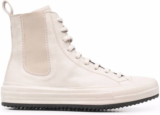 Officine Creative Frida high-top leather sneakers Neutrals
