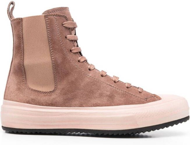 Officine Creative Frida suede sneakers Pink