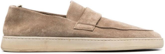 Officine Creative Herbie suede loafers Neutrals