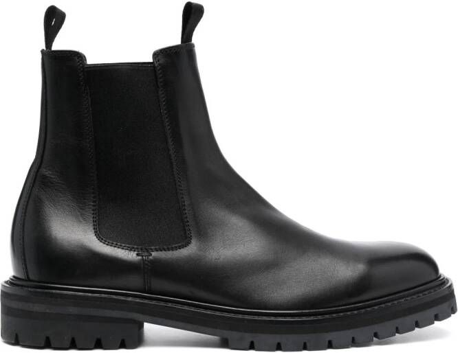 Officine Creative Joss slip-on leather Chelsea boots Black