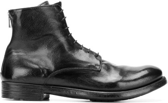 Officine Creative lace-up ankle boots Black
