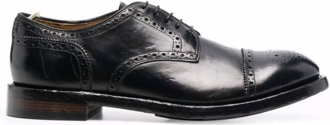 Officine Creative lace-up leather brogues Black