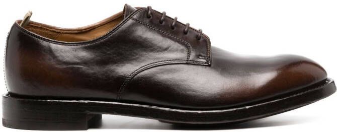 Officine Creative leather derby shoes Brown