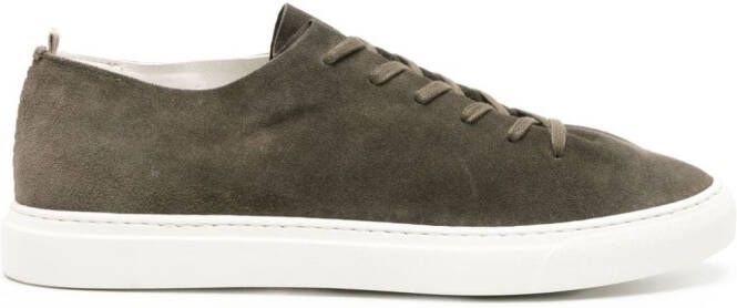 Officine Creative Leggera 001 suede sneakers Green