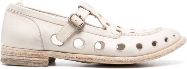 Officine Creative Lexi leather loafers White