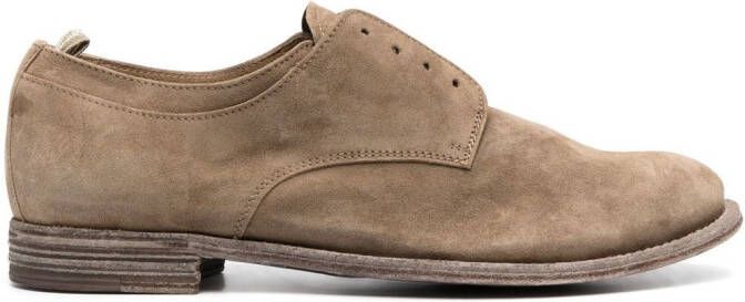 Officine Creative Lexikon suede loafers Neutrals