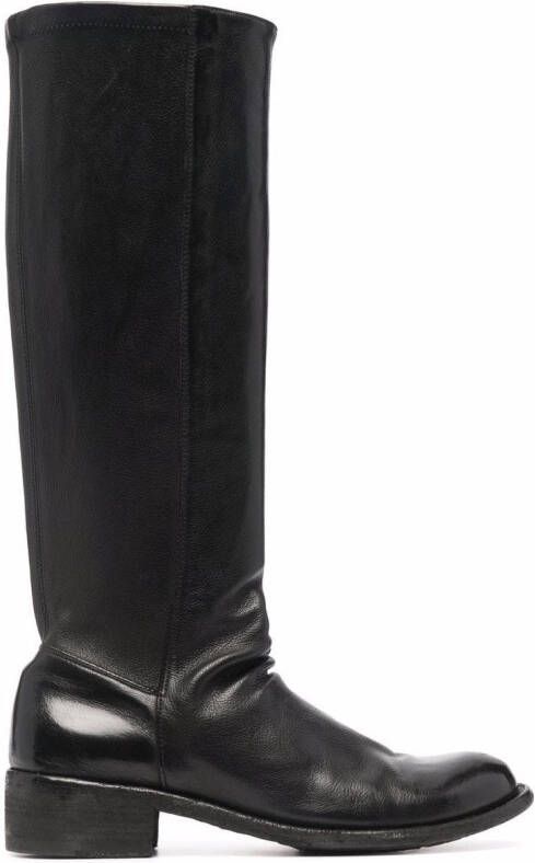 Officine Creative Lison leather boots Black