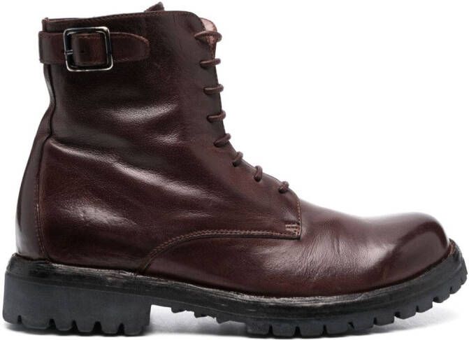 Officine Creative Loraine 001 combat boots Brown