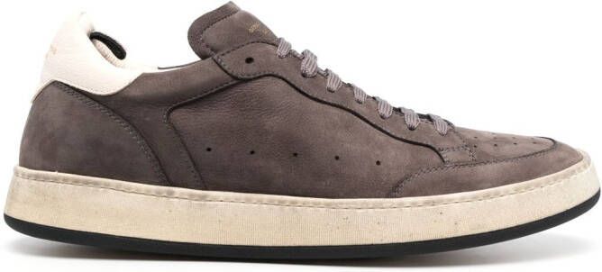 Officine Creative low-top leather sneakers Grey