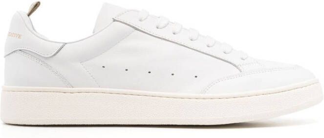 Officine Creative low-top leather sneakers White