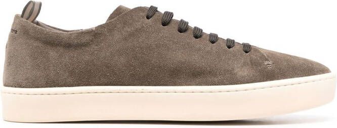 Officine Creative low-top suede sneakers Brown