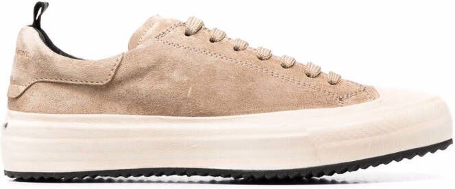Officine Creative Mes suede sneakers Neutrals