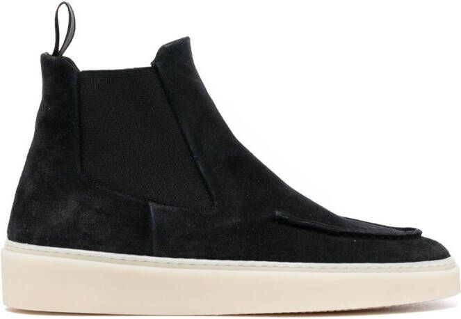 Officine Creative Muskrat 109 suede boots Black