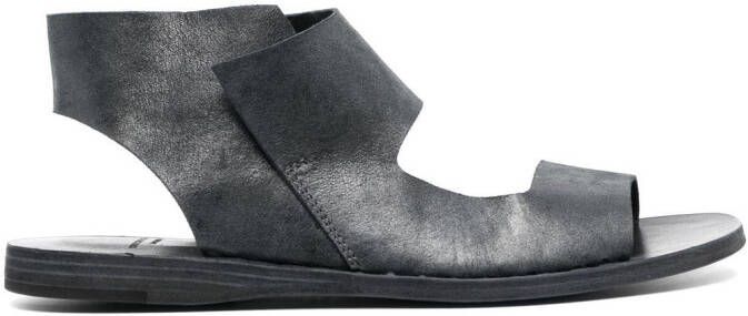 Officine Creative open-toe leather sandals Black