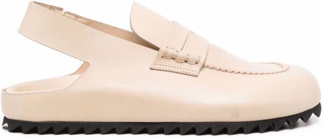 Officine Creative Pelagie 015 slingback loafers Neutrals