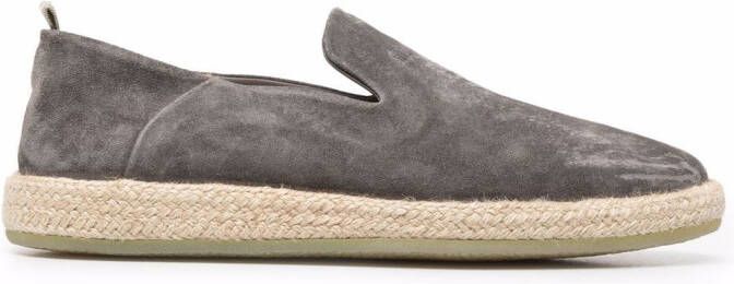 Officine Creative Roped slip-on espadrilles Grey