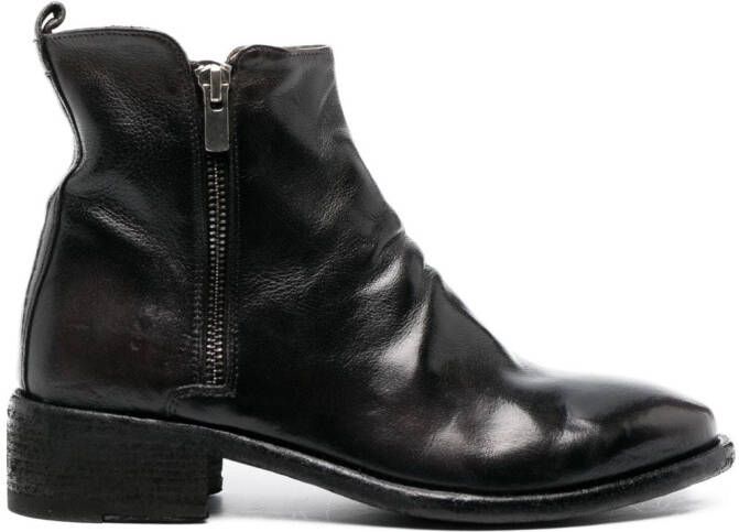 Officine Creative Seline 40mm leather boots Black