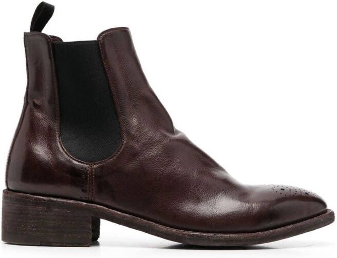 Officine Creative Seline Chelsea boots Brown