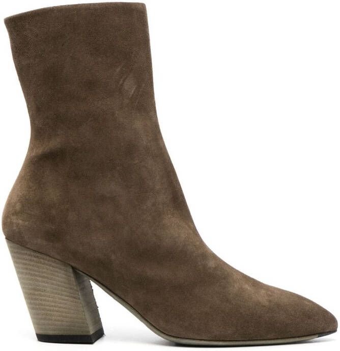 Officine Creative Sevre 001 80mm ankle boots Brown