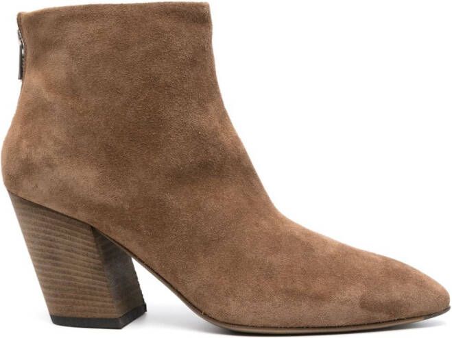 Officine Creative Sevre 003 80mm ankle boots Brown