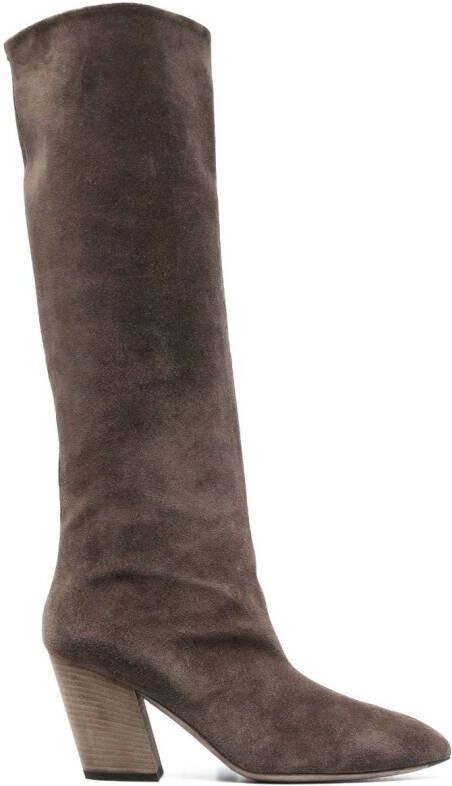 Officine Creative Sevre 006 80mm knee-high boots Brown