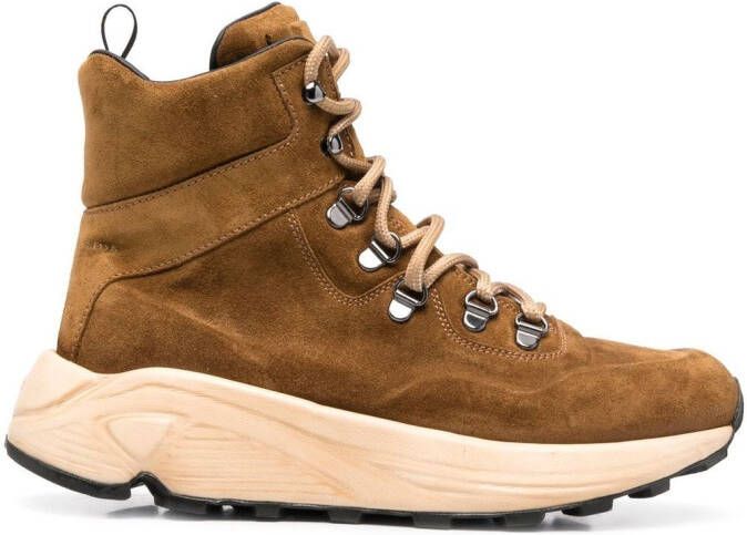 Officine Creative Sphyke suede boots Brown