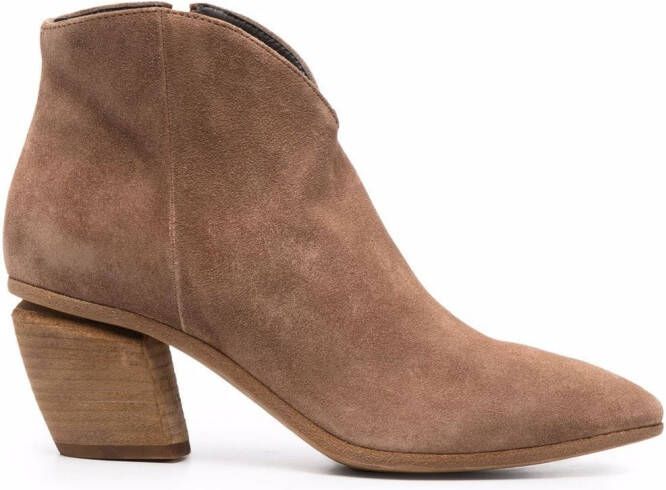 Officine Creative suede ankle boots Neutrals