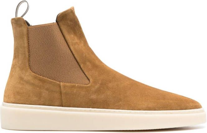 Officine Creative suede chelsea boots Brown