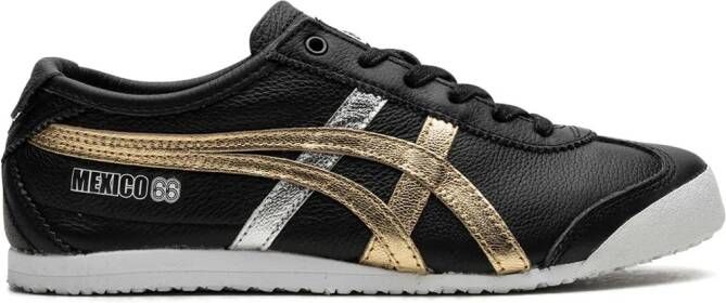Onitsuka Tiger Mexico 66 "Black Gold Silver" sneakers