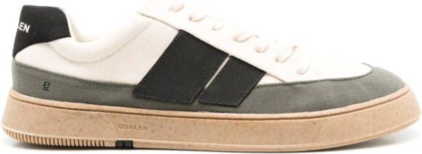 Osklen branded heel-counter low-top sneakers Neutrals