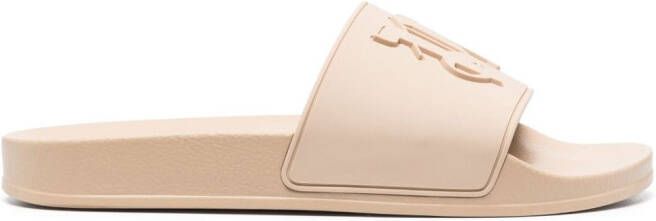 Palm Angels monogram-embossed slides Neutrals - Picture 5