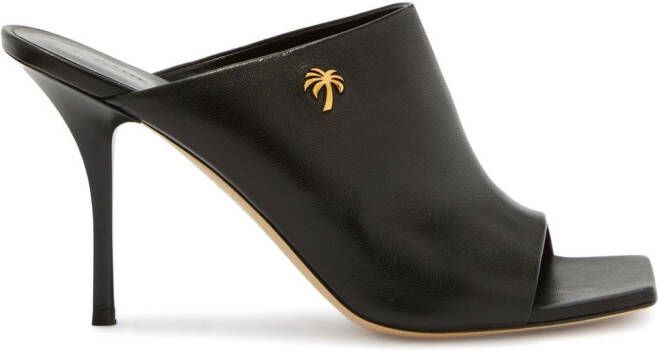 Palm Angels 95mm Palm-detail sandals Black
