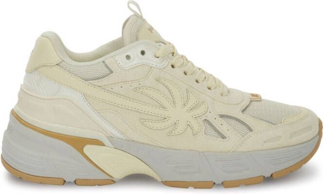 Palm Angels The Palm Runner leather sneakers Neutrals