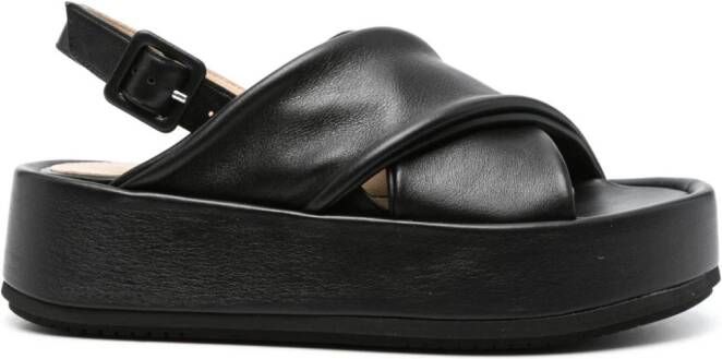 Paloma Barceló Basima platform sandals Black