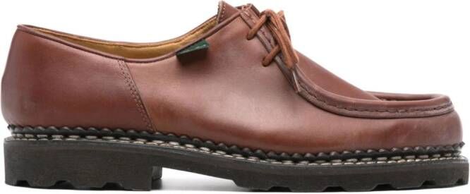 Paraboot Michael leather derby shoes Brown