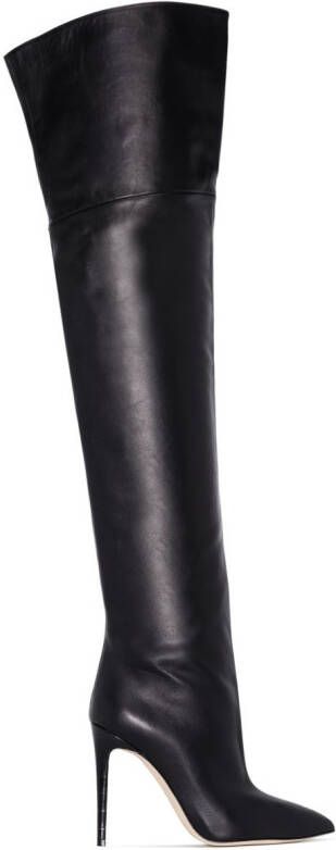 Paris Texas 105mm over-the-knee boots Black